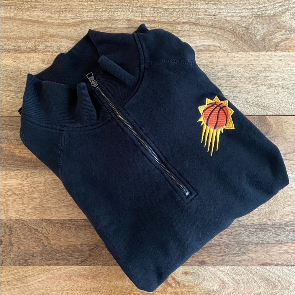 47 Brand Phoenix Suns Black Fleece Quarter-Zip